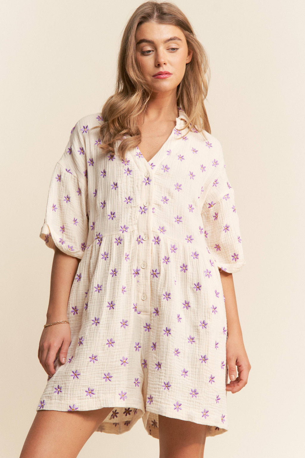 WILD INDIGO ROMPER