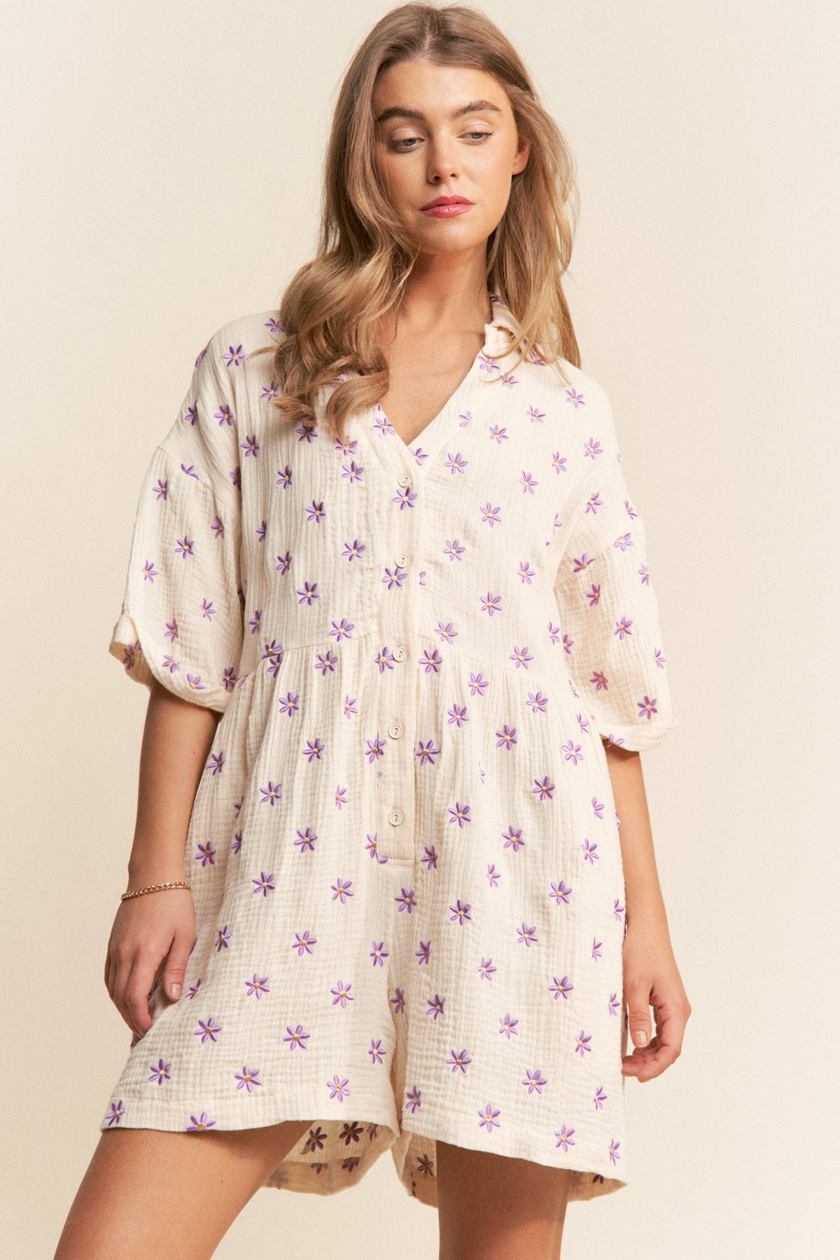 WILD INDIGO ROMPER