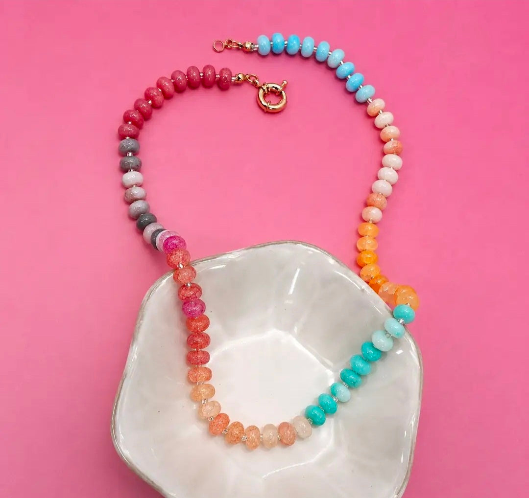 Painted Desert Beaded Necklace