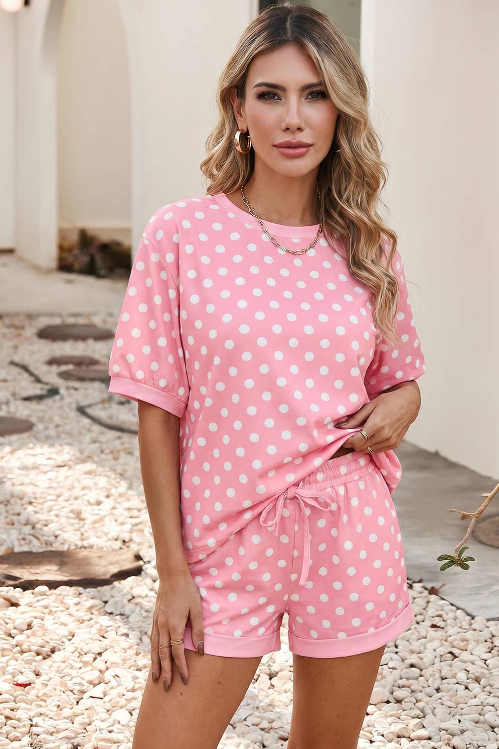 Pink Darlin' Dot 2pc Set