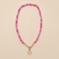 Pink Canyon Heart Necklace