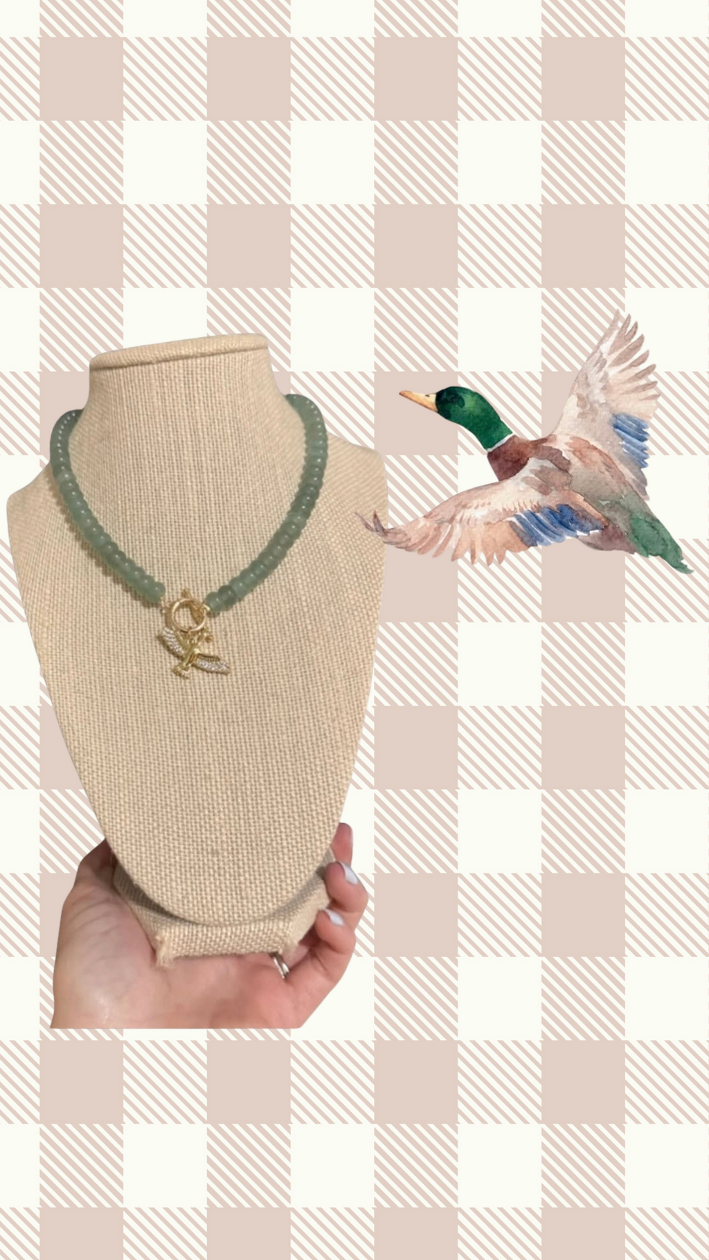 Mallard Mae Beaded Necklace