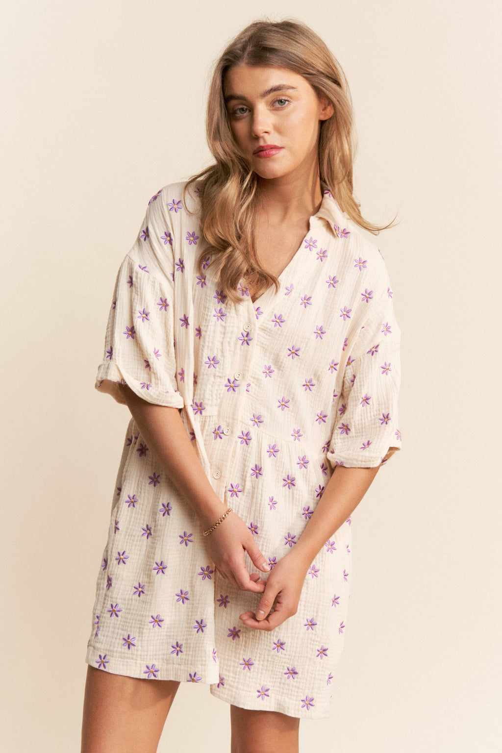 WILD INDIGO ROMPER