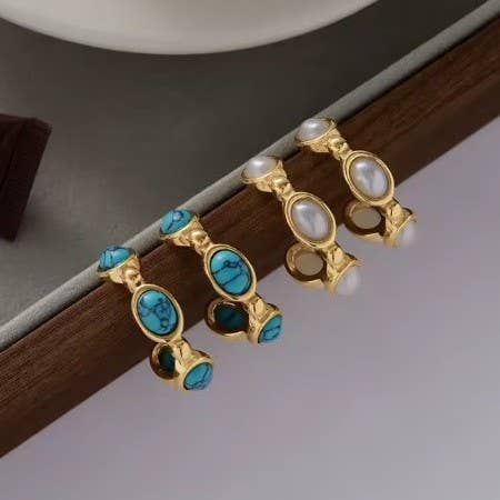 Prairie Pearl Hoops