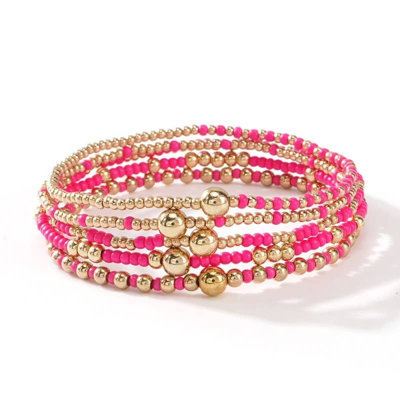 Pink Bracelet Stack