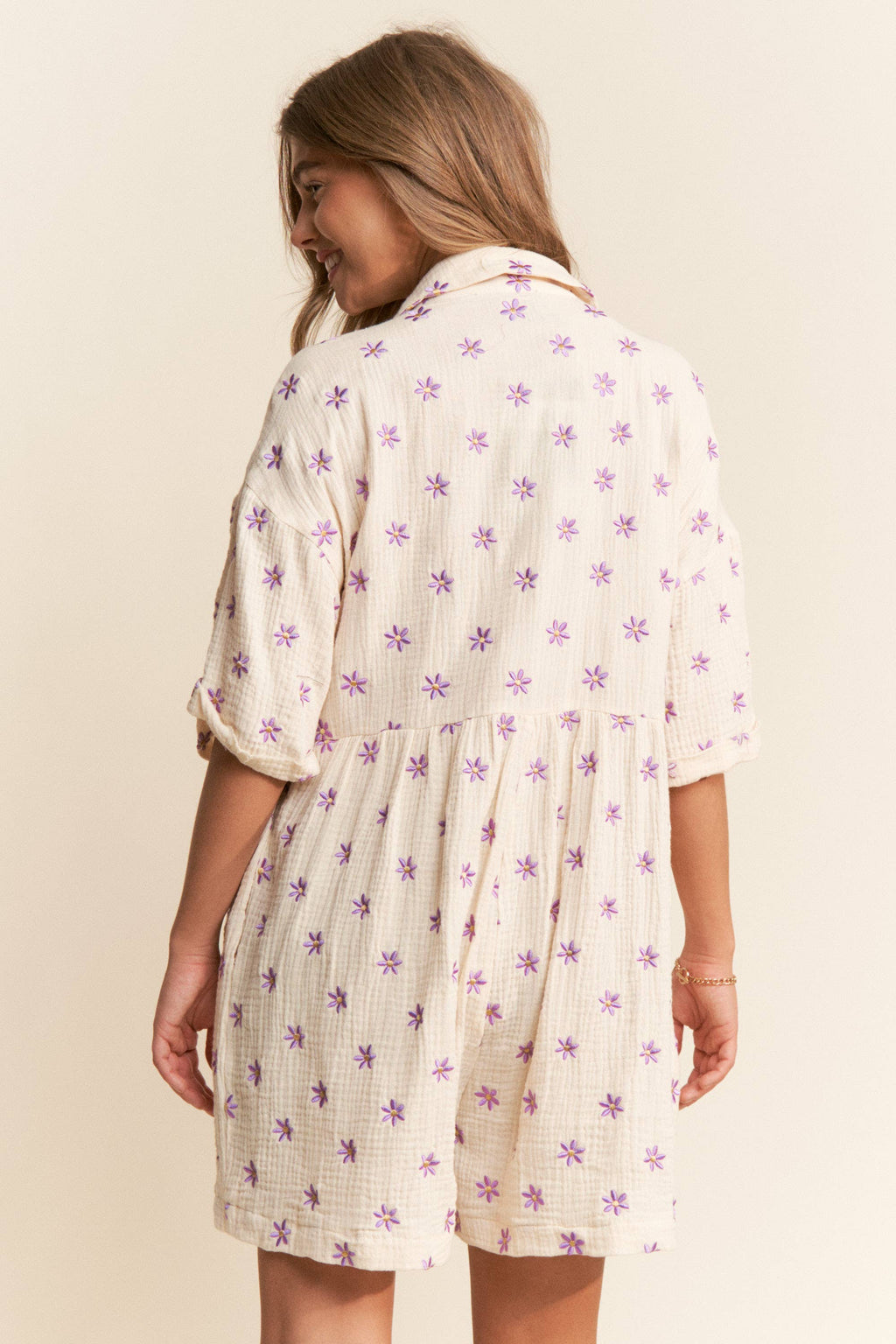 WILD INDIGO ROMPER