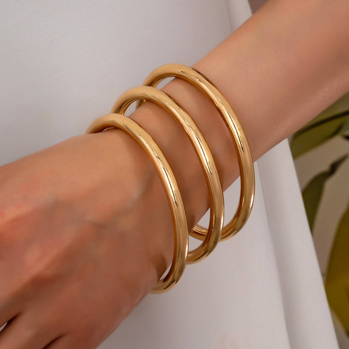 Golden Desert 3pc Bangle Stack