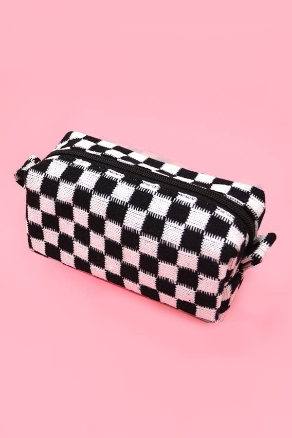 Outlaw Check Cosmetic Bag