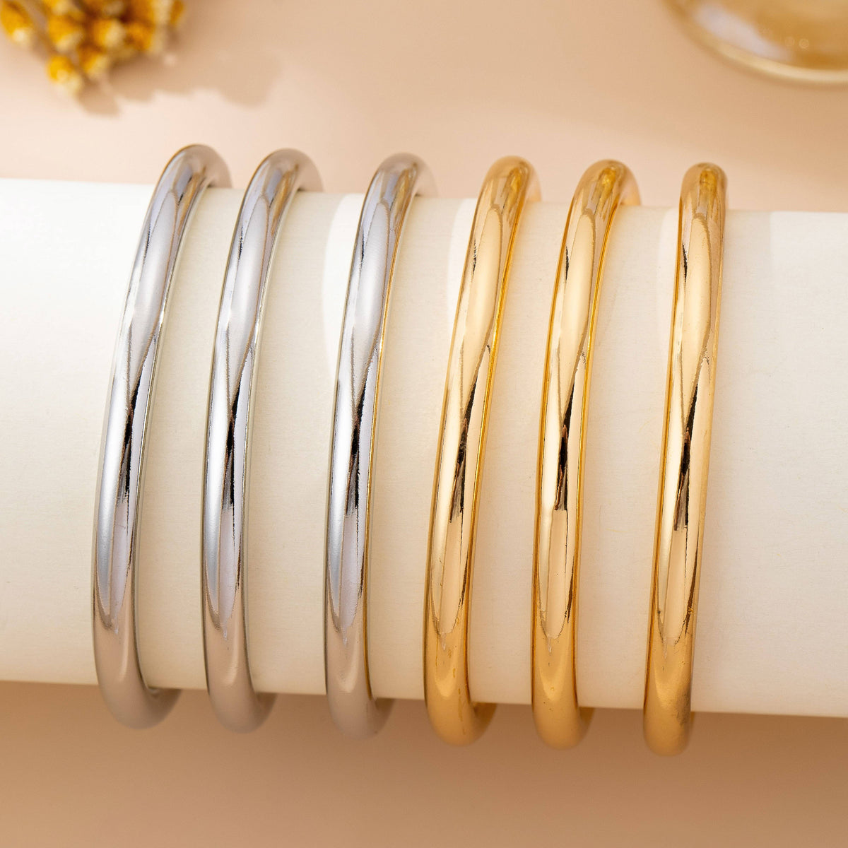 Golden Desert 3pc Bangle Stack