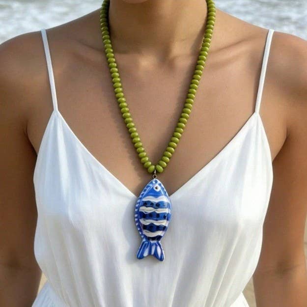 Hooked on You Beaded Necklace