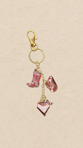 Brown Cowgirl Bag Charm / Keychain