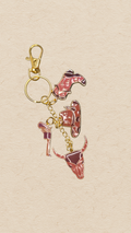 Brown Outlaw Bag Charm / Key Chain