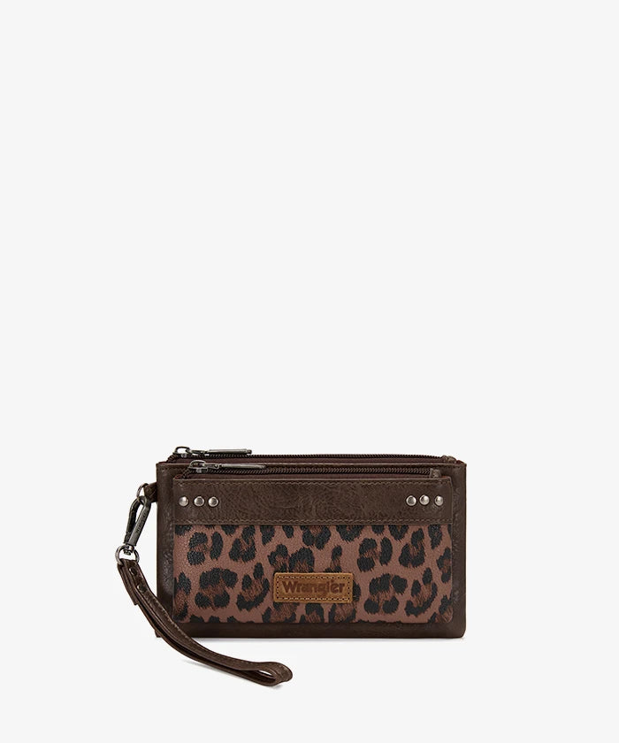 Wrangler Leopard Wristlet
