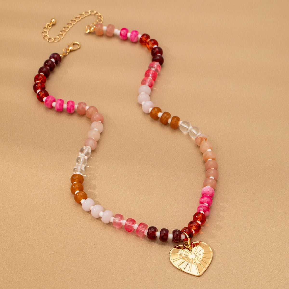 CANYON HEART CHARM NECKLACE