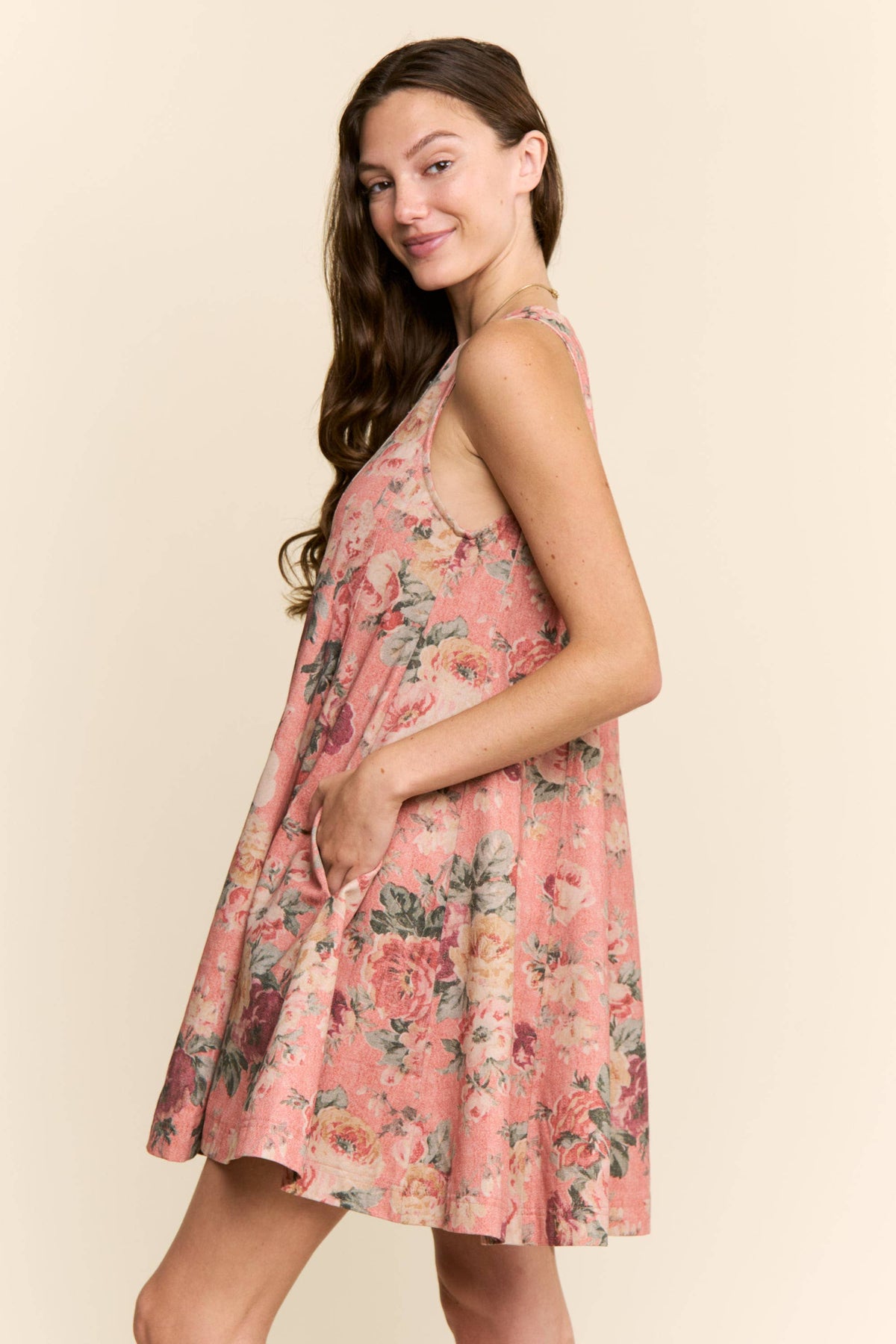 RENEGADE WILDFLOWER PINK FLORAL DRESS