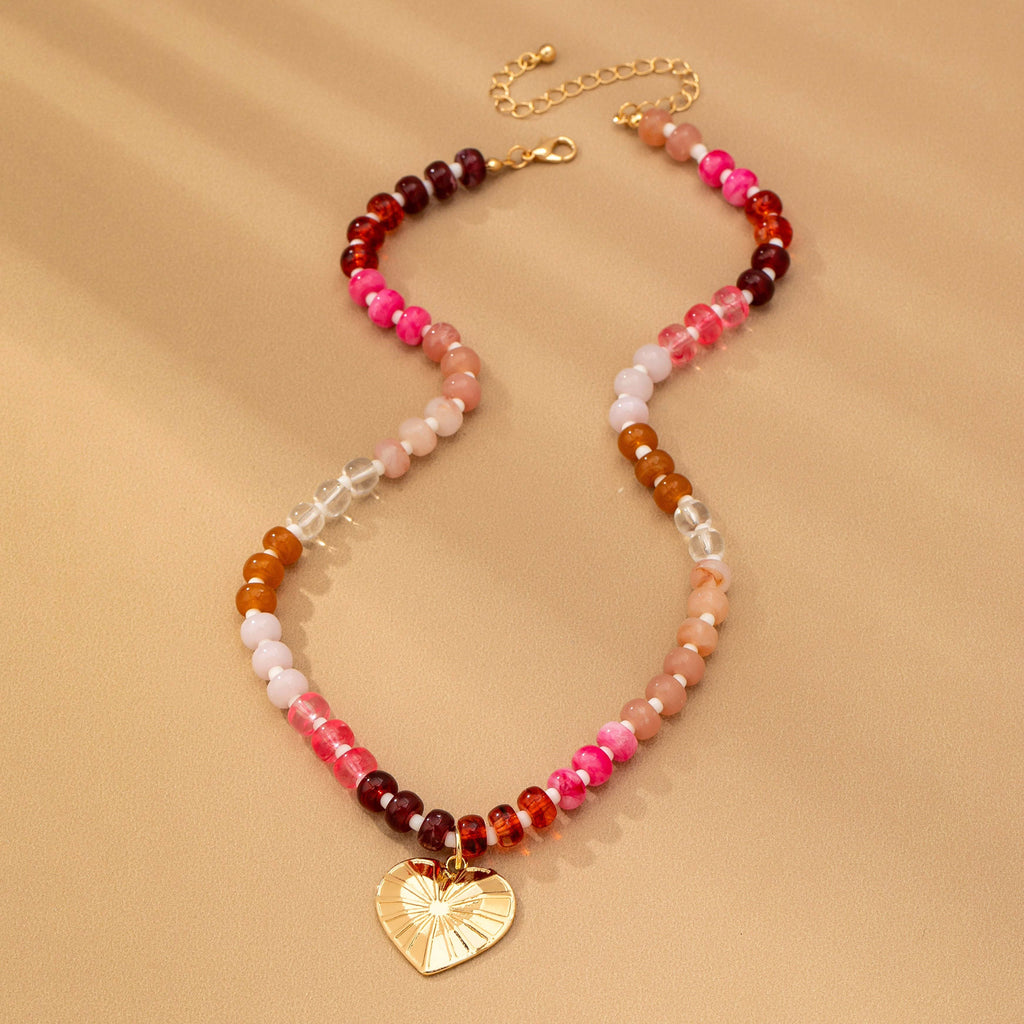 CANYON HEART CHARM NECKLACE