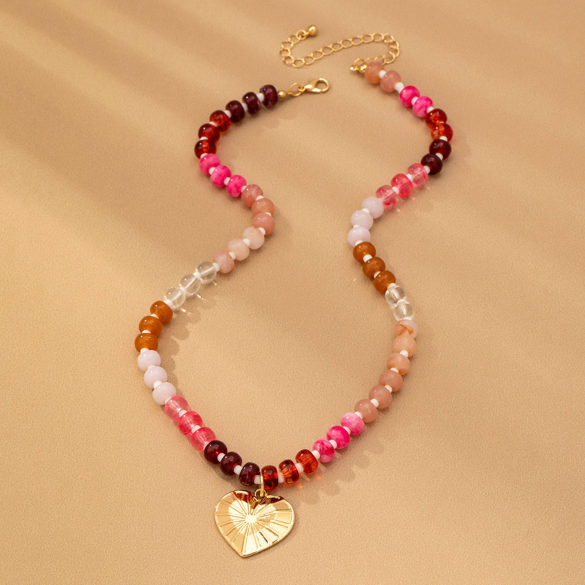 CANYON HEART CHARM NECKLACE