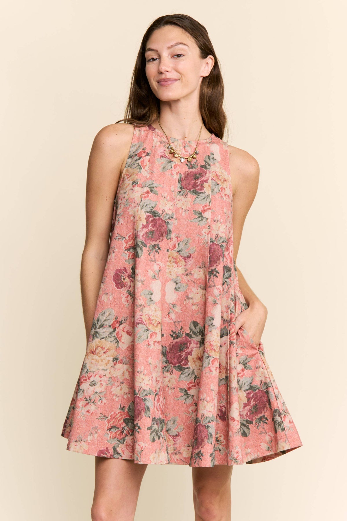 RENEGADE WILDFLOWER PINK FLORAL DRESS