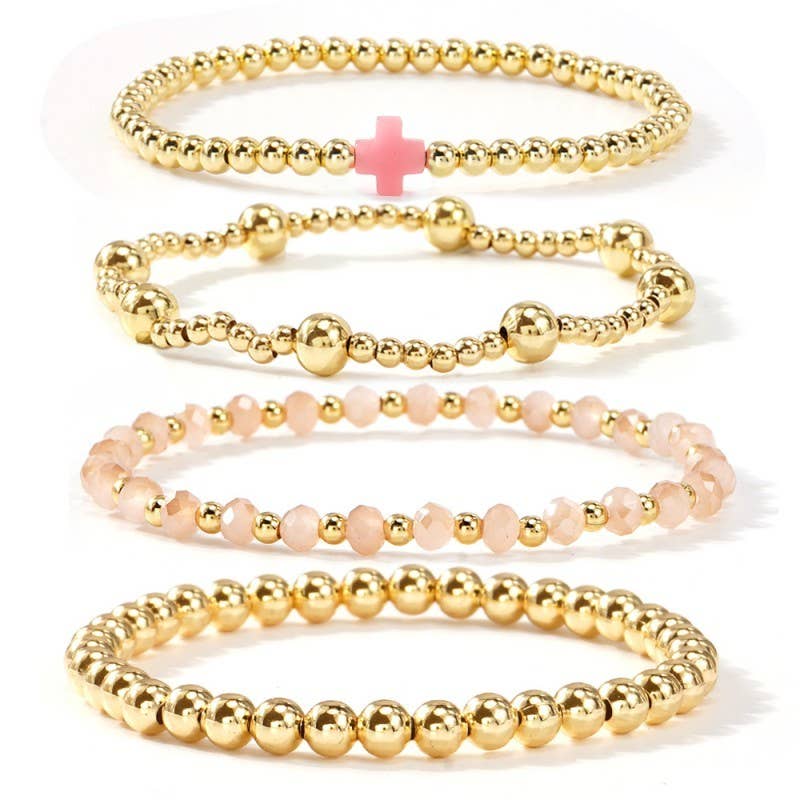PRAISE THE LORD BRACELET STACK ( TURQUOISE)