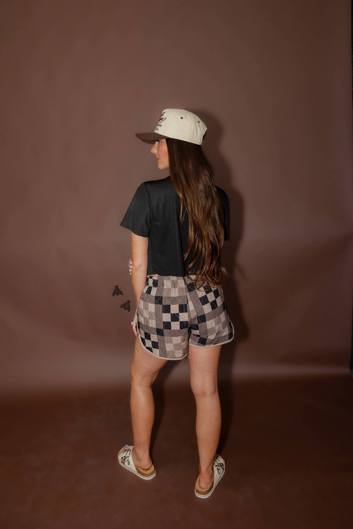 GRANNY QUILT SHORTS / NEUTRAL
