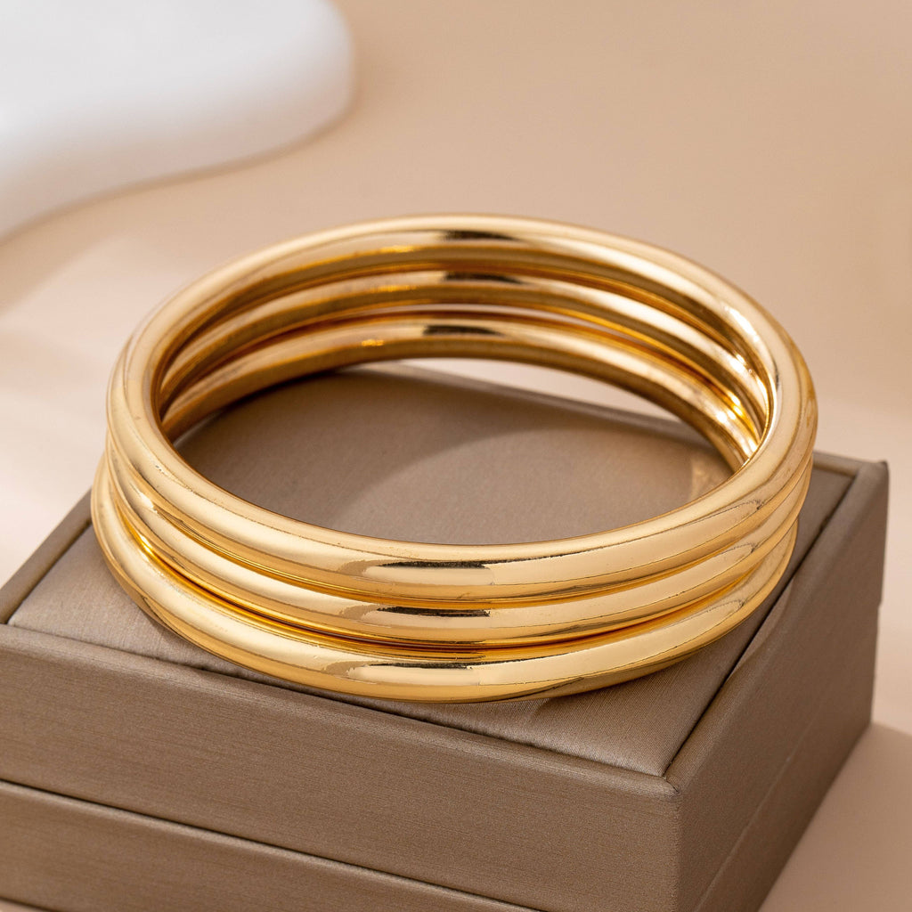 Golden Desert 3pc Bangle Stack