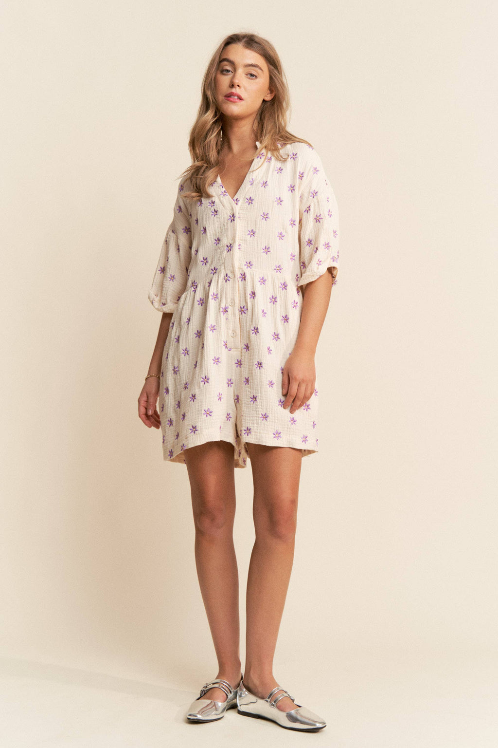 WILD INDIGO ROMPER