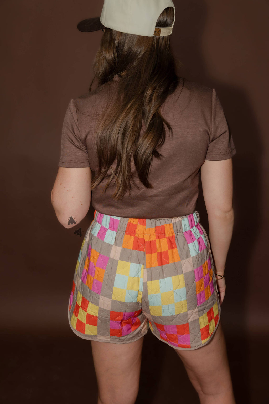 GRANNY QUILT SHORTS / COLORFUL